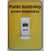 Tablica: Punkt kontrolny - pomiar temperatury